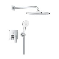 Sprchová souprava Grohe Cubeo, podomítková, s přepínačem, chrom, 1053360000