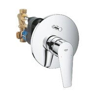 Baterie Grohe BauEdge vanová, podomítková, páková, chrom, 29079001