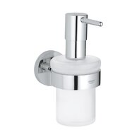 Dávkovač tekutého mýdla Grohe Essentials, s držákem, chrom, 40448001