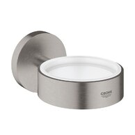 Držák skleničky/mýdleníku Grohe Essentials, supersteel - infinity, 40369DC1