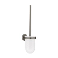 WC štětka Grohe Essentials závěsná, hard graphite kartáčovaný, 40374AL1