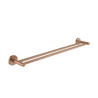 Dvouramenný držák na ručníky Grohe Essentials, warm sunset kartáčovaný, 40802DL1