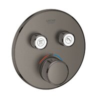 Baterie Grohe Grohtherm SmartControl sprchová, termostatická, podomítková, 2-cestná, hard graphite kartáčovaný, 29119AL0