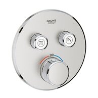 Baterie Grohe Grohtherm SmartControl sprchová, termostatická, podomítková, 2-cestná, supersteel - infinity, 29119DC0