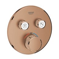 Baterie Grohe Grohtherm SmartControl sprchová, termostatická, podomítková, 2-cestná, warm sunset kartáčovaný, 29119DL0