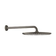 Sprcha hlavová Grohe Rainshower Cosmopolitan, 1 proud, včetně ramínka, hard graphite kartáčovaný, 26066AL0