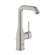 Baterie Grohe Essence umyvadlová, s výpustí, velikost L, supersteel - infinity, 24174DC1