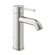 Baterie Grohe Essence umyvadlová, s výpustí, velikost S, supersteel - infinity, 24171DC1