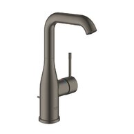 Baterie Grohe Essence umyvadlová, s výpustí, velikost L, hard graphite kartáčovaný, 24174AL1