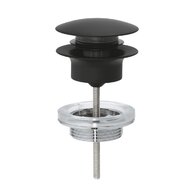Výpust umyvadlová Grohe CLICK/CLACK, pro umyvadla s přepadem, G1 1/4, phantom black, 29510KF0
