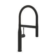 Baterie Grohe dřezová, vytahovací koncovka, phantom black, 30503KF0