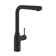 Baterie Grohe dřezová, duální sprcha, phantom black, 30504KF0