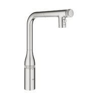 Baterie Grohe dřezová, vytahovací koncovka, dva proudy, supersteel - infinity, 31892DC0