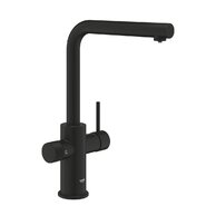 Baterie Grohe Blue Pure Minta filtrační, s vytahovací sprškou, phantom black, 30590KF0
