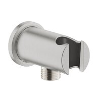 Nástěnné kolínko Grohe Rainshower s integrovaným držákem sprchy, supersteel - infinity, 26658DC0