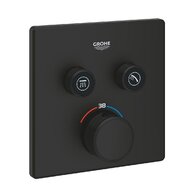 Baterie Grohe Grohtherm SmartControl sprchová, termostatická, podomítková, 2-cestná, phantom black, 102166KF00