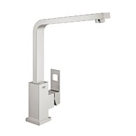 Baterie Grohe Eurocube dřezová, supersteel - infinity, 31255DC0