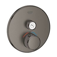 Baterie Grohe SmartControl sprchová podomítková termostatická, bez tělesa, s 1 ventilem, hard graphite kartáčovaný, 29118AL0