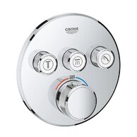 Baterie Grohe SmartControl sprchová podomítková termostatická, bez tělesa, s 3 ventily, chrom, 29121000