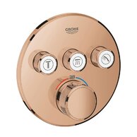 Baterie Grohe SmartControl sprchová podomítková termostatická, bez tělesa, s 3 ventily, warm sunset, 29121DA0
