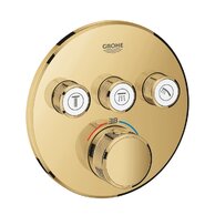 Baterie Grohe SmartControl sprchová podomítková termostatická, bez tělesa, s 3 ventily, cool sunrise, 29121GL0