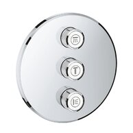 Krytka trojitého ovladače průtoku Grohe SmartControl, chrom, 29122000