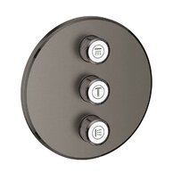 Krytka trojitého ovladače průtoku Grohe SmartControl, hard graphite kartáčovaný, 29122AL0