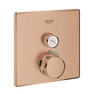 Baterie Grohe SmartControl sprchová podomítková termostatická, bez tělesa, s 1 ventilem, warm sunset kartáčovaný, 29123DL0