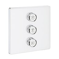 Krytka trojitého ovladače průtoku Grohe SmartControl, bílá, 29158LS0