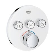 Baterie Grohe SmartControl sprchová podomítková termostatická, bez tělesa, s 3 ventily, bílá, 29904LS0