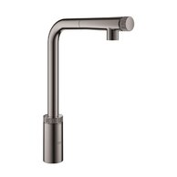 Baterie Grohe SmartControl dřezová, s vytahovací koncovkou, hard graphite, 31613A00