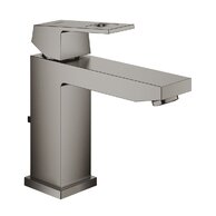 Baterie Grohe Eurocube umyvadlová, s výpustí, hard graphite kartáčovaný, 23445AL0