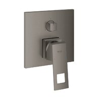 Baterie Grohe Eurocube sprchová podomítková, s třísměrným přepínačem, bez tělesa, hard graphite kartáčovaný, 24094AL0