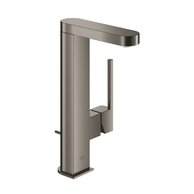 Baterie Grohe Plus umyvadlová, s výpustí, hard graphite kartáčovaný, 23851AL3