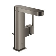 Baterie Grohe Plus umyvadlová, s výpustí, hard graphite kartáčovaný, 23871AL3