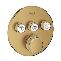 Baterie Grohe SmartControl sprchová podomítková termostatická, 3 ventily, bez tělesa, cool sunrise kartáčovaný, 29121GN0