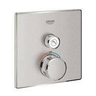 Baterie Grohe SmartControl sprchová podomítková termostatická, bez tělesa, supersteel - infinity, 29123DC0