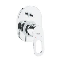 Baterie Grohe BauLoop sprchová podomítková, s přepínačem, s tělesem, chrom, 29041000