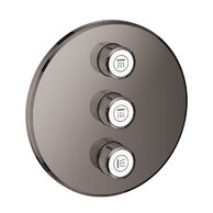 Krytka trojitého ovladače průtoku Grohe SmartControl, hard graphite, 29122A00