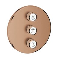 Krytka trojitého ovladače průtoku Grohe SmartControl, warm sunset kartáčovaný, 29122DL0
