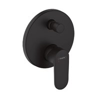 Baterie Hansgrohe Vernis Blend vanová podomítková, s přepínačem, černá mat, 71466670