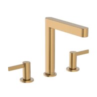 Baterie Hansgrohe Finoris umyvadlová, 3otvorová, 160, s odtokovou soupravou, Push-Open, bronz kartáčovaný, 76034140