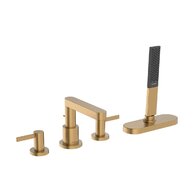 Vanová souprava Hansgrohe Finoris 4otvorová, na okraj vany, bez tělesa, bronz kartáčovaný, 76444140