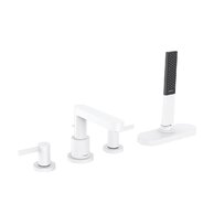 Vanová souprava Hansgrohe Finoris 4otvorová, na okraj vany, bez tělesa, bílá mat, 76444700