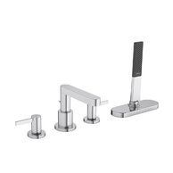 Vanová souprava Hansgrohe Finoris 4otvorová, na okraj vany, bez tělesa, chrom, 76444000