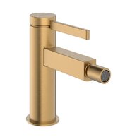 Baterie Hansgrohe Finoris bidetová, páková, s odtokovou soupravou, Push-Open, bronz kartáčovaný, 76200140