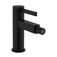 Baterie Hansgrohe Finoris bidetová, páková, s odtokovou soupravou, Push-Open, černá mat, 76200670