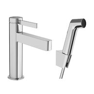 Baterie Hansgrohe Finoris umyvadlová, páková, 110, s bidetovou sprškou, chrom, 76210000