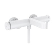 Baterie Hansgrohe Finoris vanová nástěnná, páková, bílá mat, 76420700
