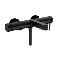 Baterie Hansgrohe Finoris vanová nástěnná, páková, černá mat, 76420670